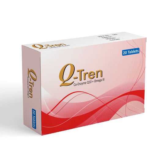 Q-Tren Tablets - Co-Enzyme Q10 for Energy & Heart Health!